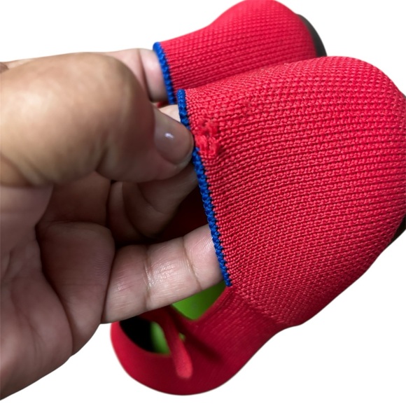 Rothy's | The Square Mary Jane flat in Lollipop Red - Picture 4 of 9